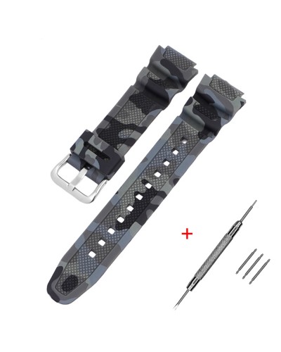 Купить Ремінець для Casio G-Shock AQ-S800/AE-1200 Camo Gray SL