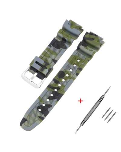 Купить Ремінець для Casio G-Shock AQ-S800/AE-1200 Camo Green SL