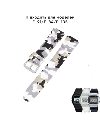 Купить Ремінець для Casio G-Shock AQ-S800W/S810W, SGW-300H/400H/500H, W-S200H/215/216H/735H/800H, AE-1000W/
