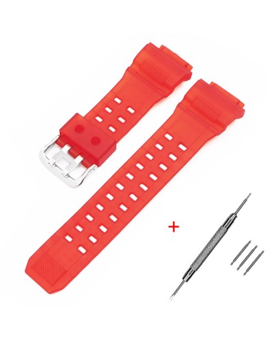 Купити Ремінець для Casio G-Shock GW-9400 Transl Red SI