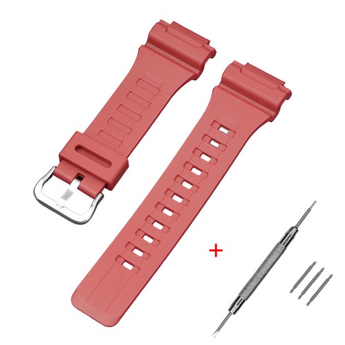 Купити Ремінець Casio accessories для AE-1000W Red SI червоний поліуретановий 21.5 см