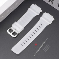 Ремінець Casio accessories для AE-1000W, AQ-S810W, SGW-300H напівпрозорий поліуретан 1051-1023