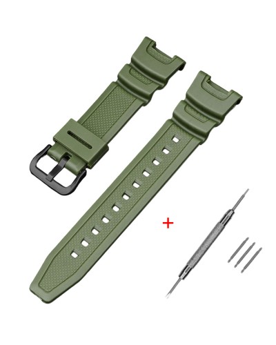 Купить Ремінець для Casio SGW-100 Army Green BK