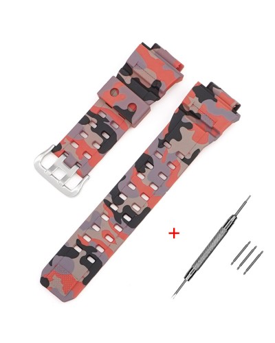 Купити Ремінець для Casio G-Shock GW-9400/9300 Camo Red SI