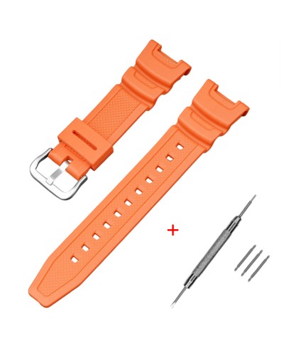 Купить Ремінець для Casio G-Shock SGW-100 Orange Silver
