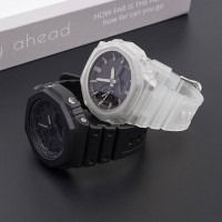 Ремінець для Casio G-Shock GA-2100/2110 Transl SI напівпрозорий полімерний