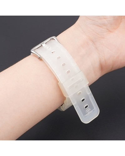 Купити Ремінець для Casio G-Shock GA-2100/2110 Translucent Silver