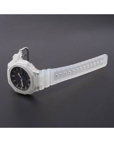 Купити Ремінець для Casio G-Shock GA-2100/2110 Translucent Silver