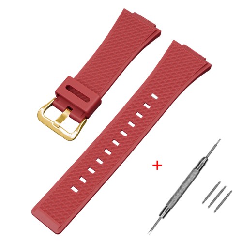 Купити Ремінець для годинника Casio G-Shock GA-100/110 Red GD полімерний червоний
