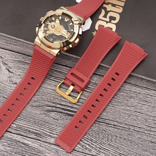Купити Ремінець для годинника Casio G-Shock GA-100/110 Red GD полімерний червоний