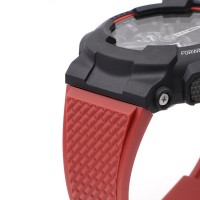 Ремінець для годинника Casio G-Shock GA-100/110 Red GD полімерний червоний