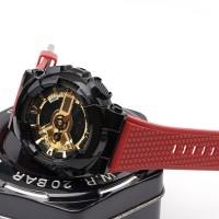 Ремінець для годинника Casio G-Shock GA-100/110 Red GD полімерний червоний