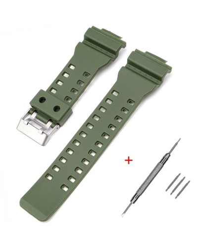 Купить Ремінець для Casio G-Shock GA-100/110 Army Green SI