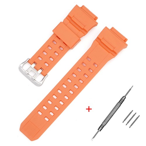 Купити Полімерний ремінець для Casio G-Shock GW-9400/9300 Orange SI (1051-1157) помаранчевий