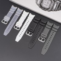 Ремінець для годинника Casio SGW-100 Black SI полімерний чорний, довжина 20.6 см (1051-1046)