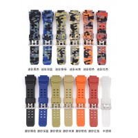 Ремінець для годинника Casio G-Shock GW-9400/9300 Camo Black SI, полімерний чорний камуфляж