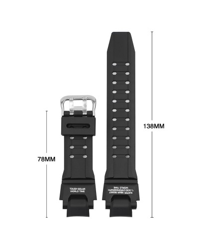 Купить Ремінець для Casio G-Shock GA-1000 Black SI