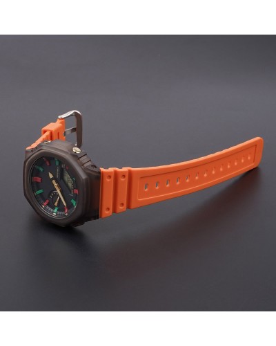 Купить Ремінець для Casio G-Shock GA-2100/2110 Orange SI
