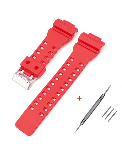 Купить Ремінець для Casio G-Shock GA-100/110 Red SI