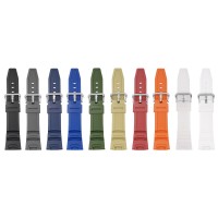 Ремінець Casio accessories для SGW-100 White SI полімерний білий (1051-1052)