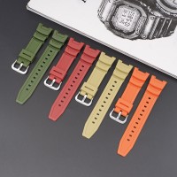 Ремінець для Casio SGW-100 Red SI червоний полімерний, довжина 20.6 см (1051-1054)