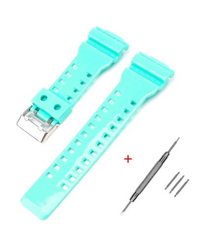 Купить Ремінець для Casio G-Shock GA-100/110 Light Green-Glossy SI