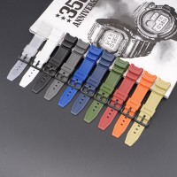 Ремінець для Casio SGW-100 Dark Blue BK темно-синій полімерний (1051-1058)