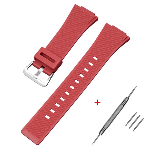 Купити Ремінець Casio accessories для G-Shock GA-100/110 полімерний червоний (SKU 1051-1090)