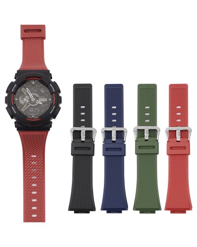 Купить Ремінець для Casio G-Shock GA-100/110 Red SI