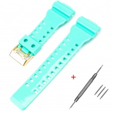Ремінець для Casio G-Shock GA-100/110/120 Light Green-Glossy GD