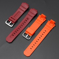 Ремінець для Casio G-Shock G-7700 Red SI (1051-1206) червоний полімерний, сумісний з AW-590/591