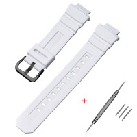 Ремінець Casio accessories для G-Shock G-7700 White BK білий полімерний 21.2 см