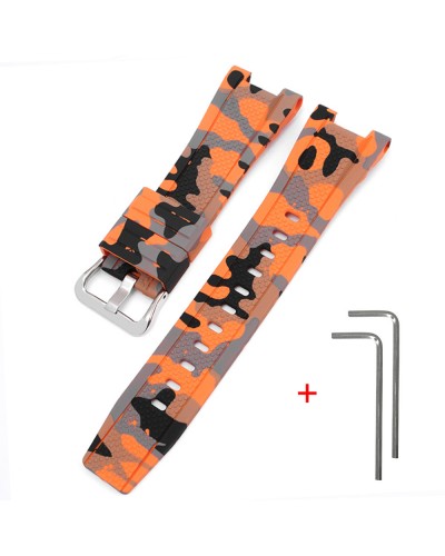 Купить Ремінець для Casio G-Shock GST-W300 Camo Orange SI