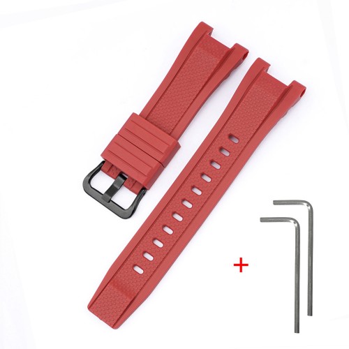 Купити Ремінець для годинника Casio G-Shock GST-W300 Red BK червоний полімерний 21.2 см