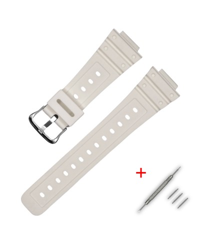 Купить Ремінець для Casio G-Shock DW-5600 White SI
