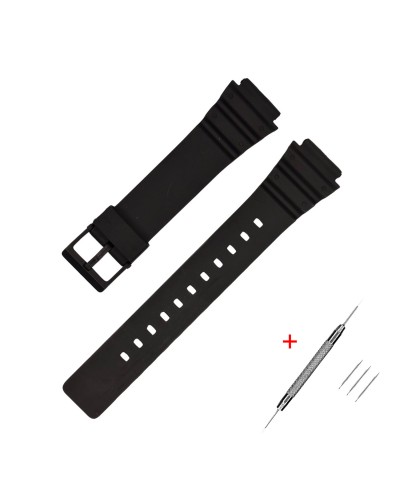 Купити Ремінець для Casio MRW-200H 18mm All Black