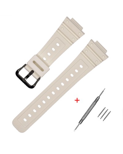 Купити Ремінець для Casio G-Shock DW-5600 B White BK