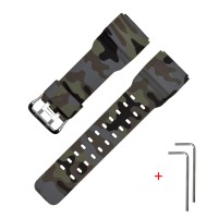 Ремінець Casio G-Shock для GG-1000, GWG-100, GSG-100 поліуретановий, колір Сірий камуфляж (SKU: 1051-0899)