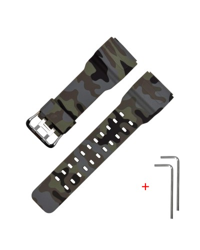Купить Ремінець для Casio G-Shock GG-1000/GWG-100/GSG-100 Camo Gray SI