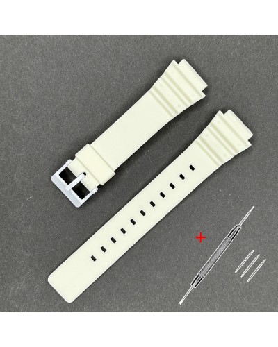 Купити Ремінець для Casio MRW-200H 18mm White SI