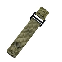 Ремінець для годинника Nylon Pro Army Green 20 мм Modfit Нейлоновий Зелений 1051-1241