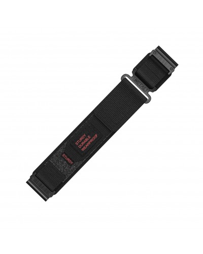 Купити Ремінець для годинника Nylon for Garmin Black 22 мм