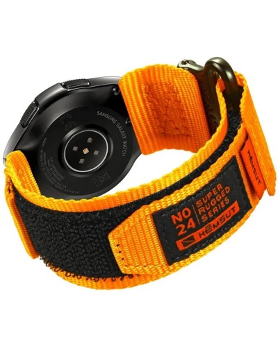Купить Ремінець для годинника Hemsut HGA121 Super Strong Nylon Orange 22 mm