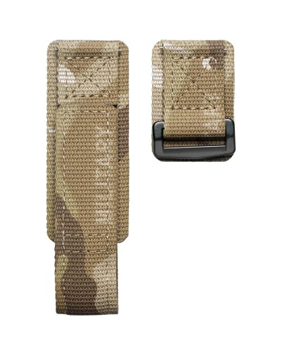 Купити Ремінець для годинника Hemsut HS131 Military nylon Velcro Camo Brown 22 mm
