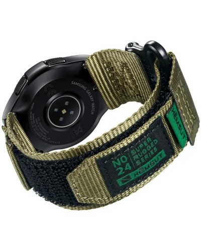 Купити Ремінець для годинника Hemsut HGA121 Super Strong Nylon Green 20mm