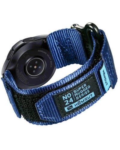 Купить Ремінець для годинника Hemsut HGA121 Super Strong Nylon Blue 22 mm