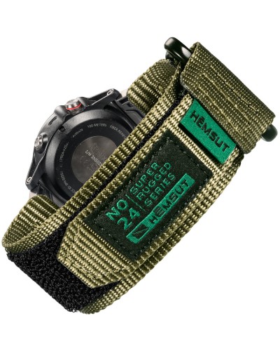 Купить Ремінець для годинника Hemsut HS121 Super Strong Nylon Garmin Green 20 mm
