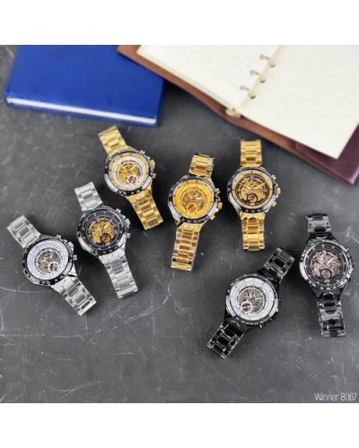 Купити Winner 8067 Gold-Black-Gold Red Cristal