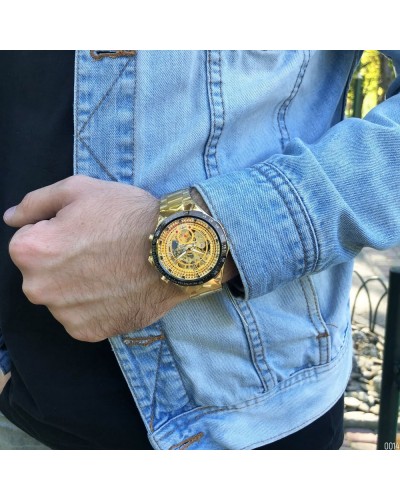 Купити Winner 8067 Gold-Black-Gold Red Cristal