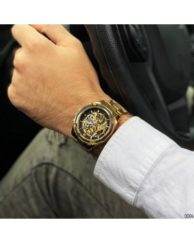 Купити Forsining 8130 Gold-Black